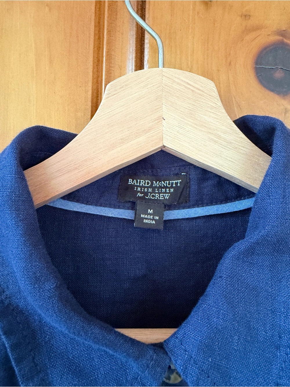 J. Crew Capitaine Shirtdress in Navy Baird McNutt Linen - Medium - Picture 3 of 6